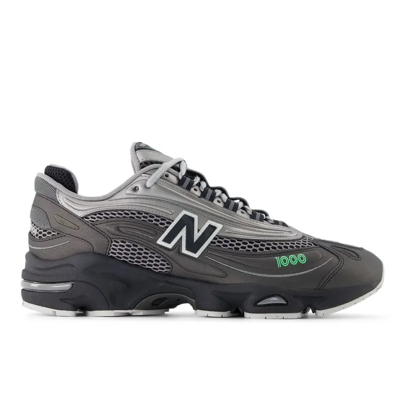 New Balance 1000 Dark Silver Metallic Lime Leaf (M1000T)