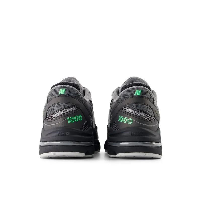 New Balance 1000 Dark Silver Metallic Lime Leaf (M1000T)