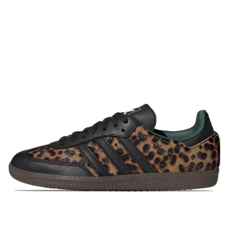 adidas Samba OG Black Green Leopard (JI2735)