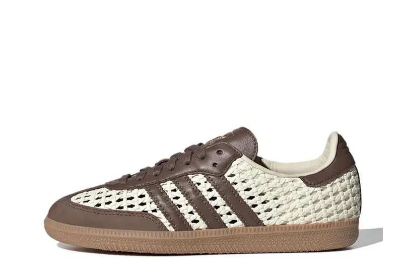 adidas Samba Basketweave Brown Cream (IH9373)