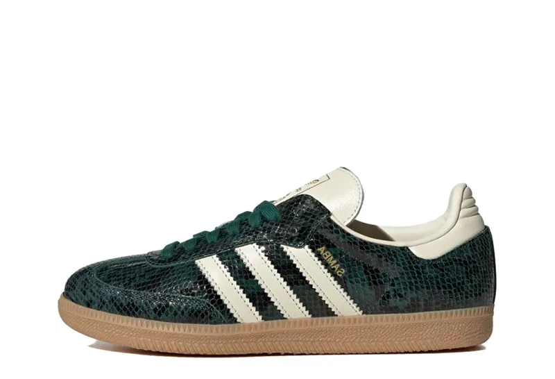 adidas Samba OG Collegiate Green Snakeskin (JR8848)