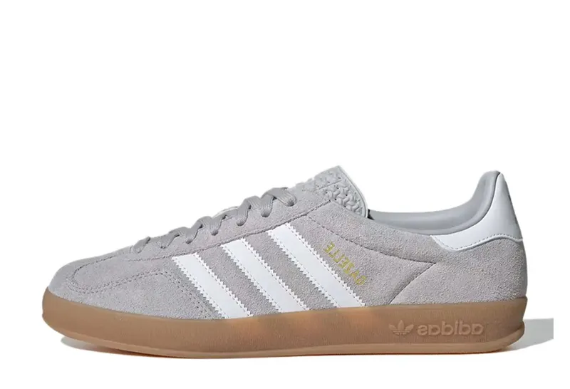 adidas Gazelle Indoor Grey Gold Gum (JQ0176)