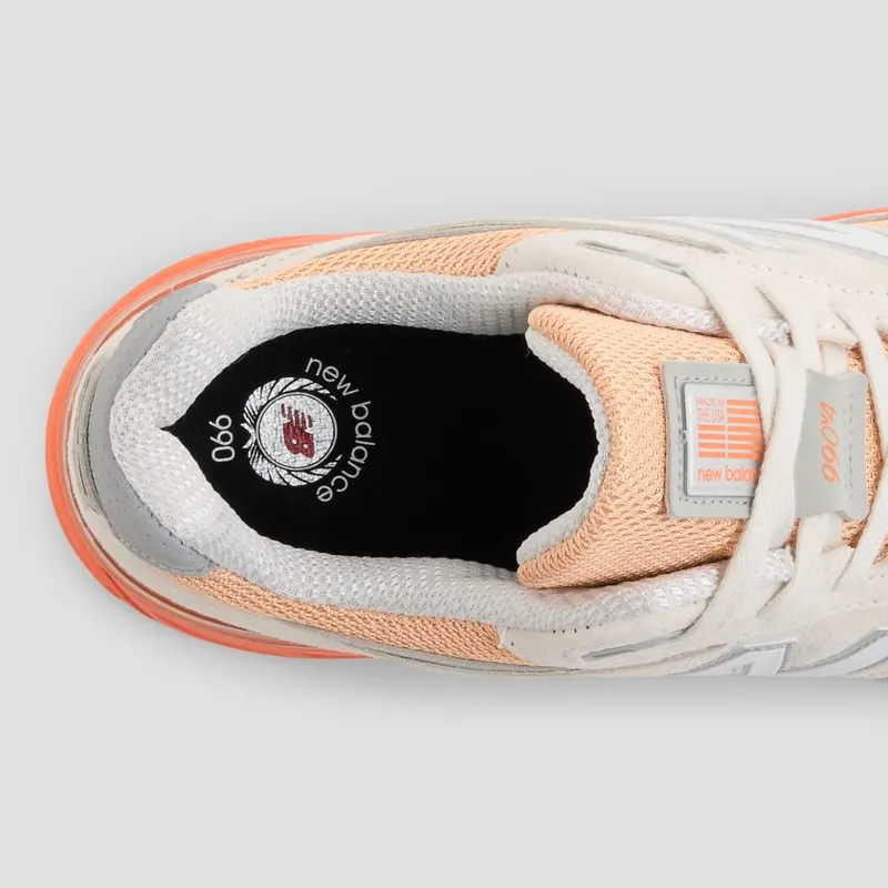 New Balance 990v4 Made in USA Tangerine Heat (U990MO4)