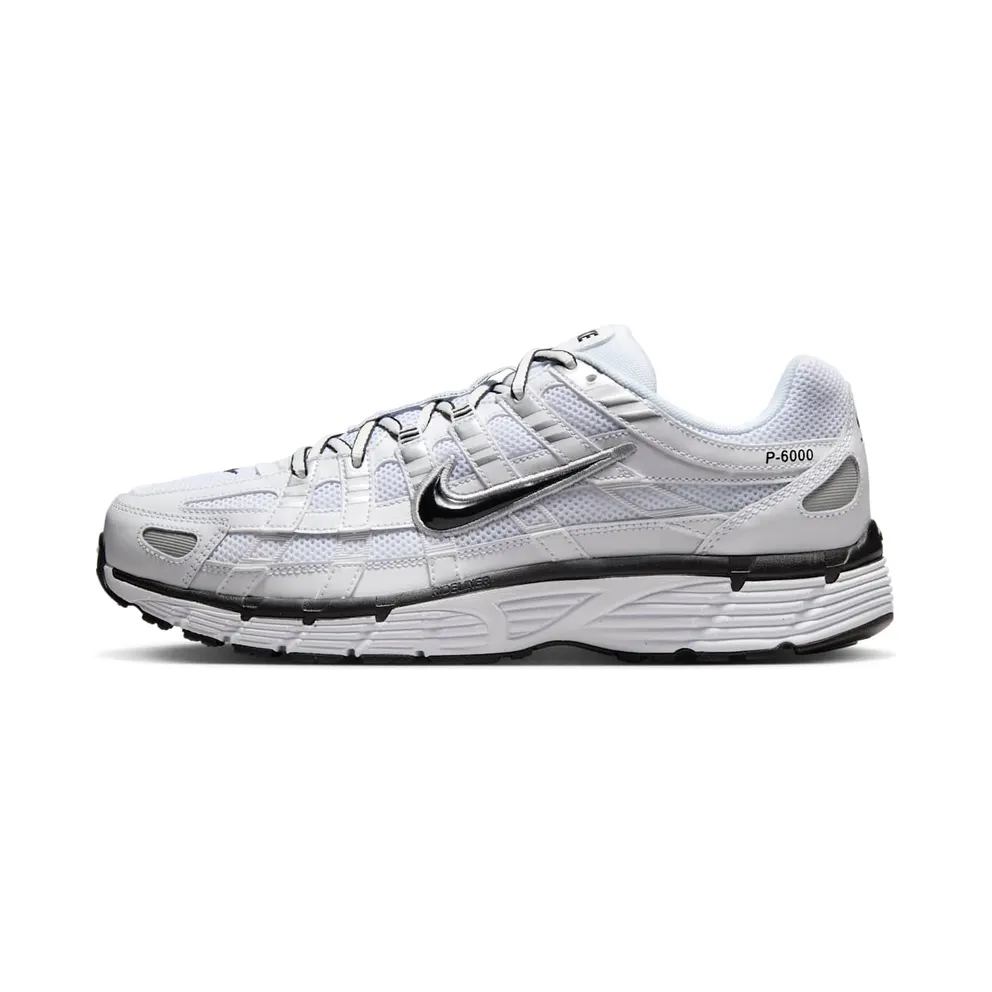 Nike P-6000 “White Metallic Silver Black” (CD6404-107)