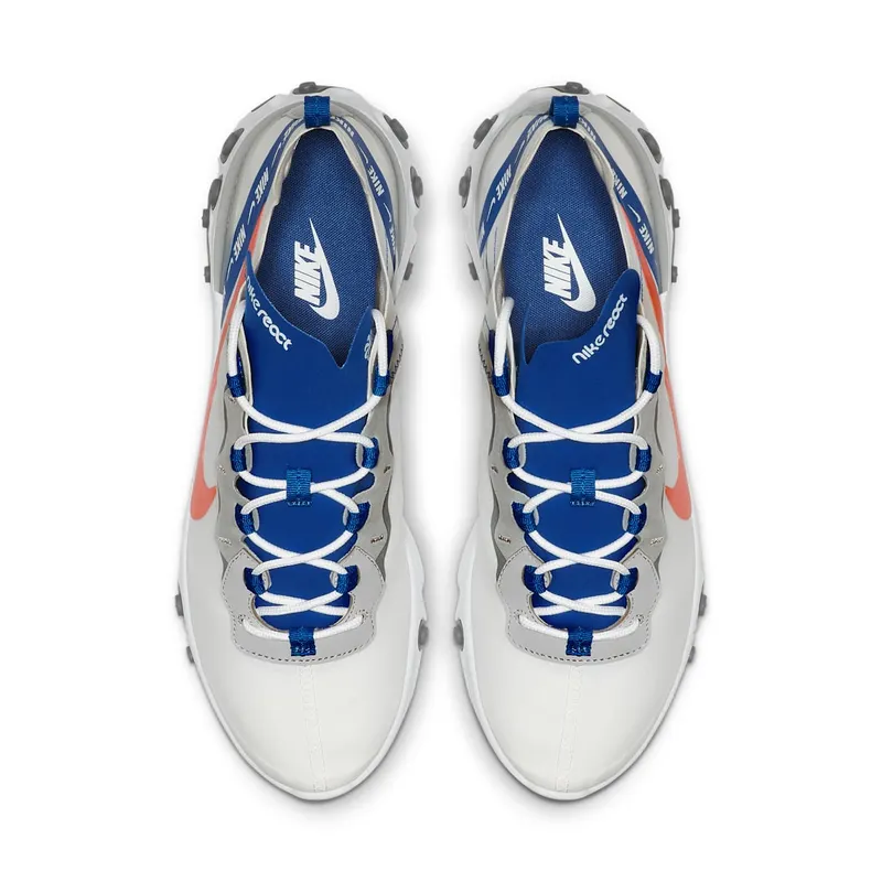 Nike React Element 55 White Game Royal (2019) (CD7340-100)