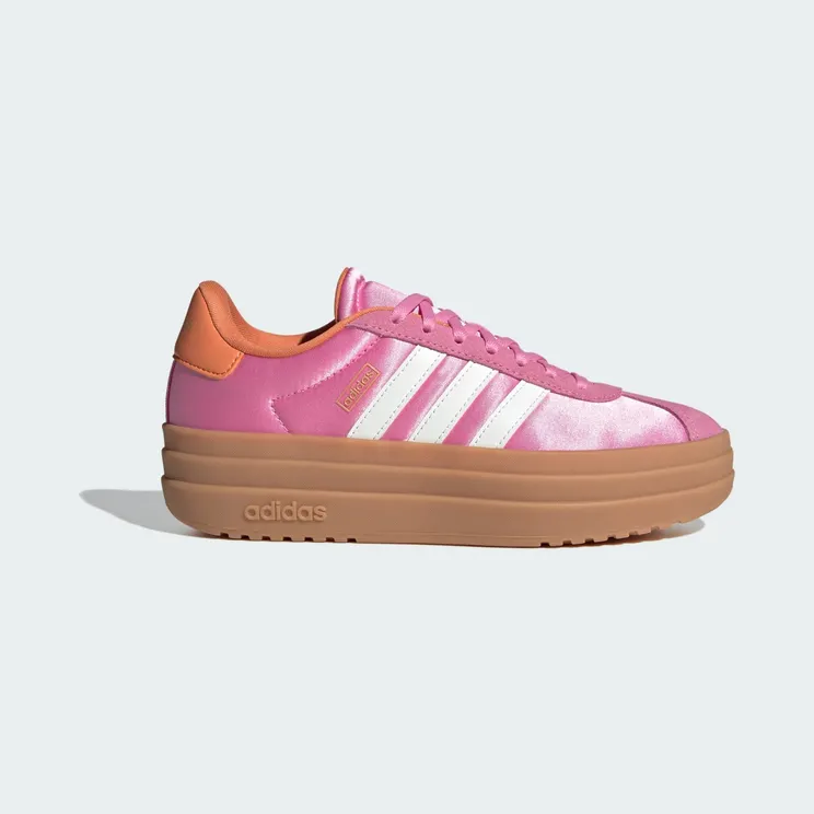 adidas VL Court Bold Shoes Junior “Bliss Pink / Off White / Dusky Orange” (JQ1875)