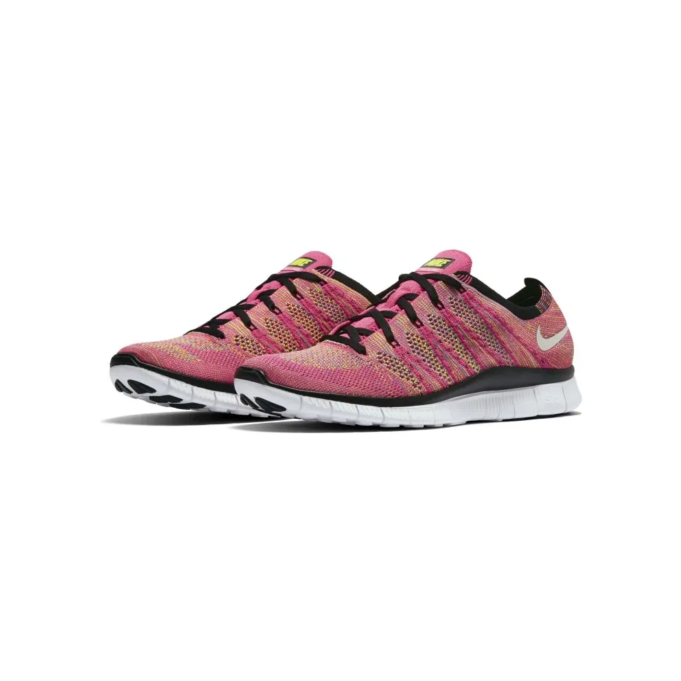 Nike Free Flyknit Pink Flash Pink Flash/Volt/Blue Glow (599459-600)