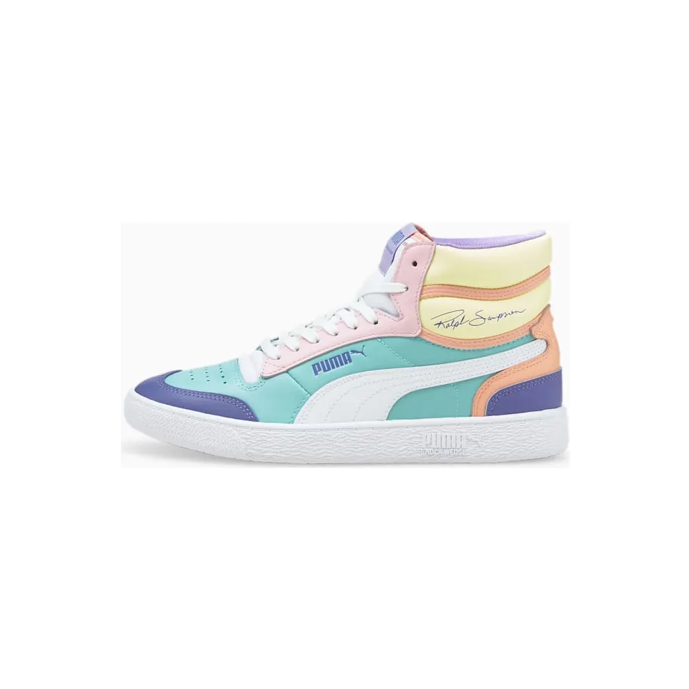 Puma Ralph Sampson Mid Blue/Pink/White (37084723)