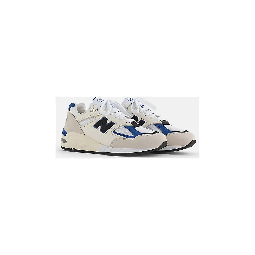 New Balance 990v2 “Made In USA White/Blue” (M990WB2)