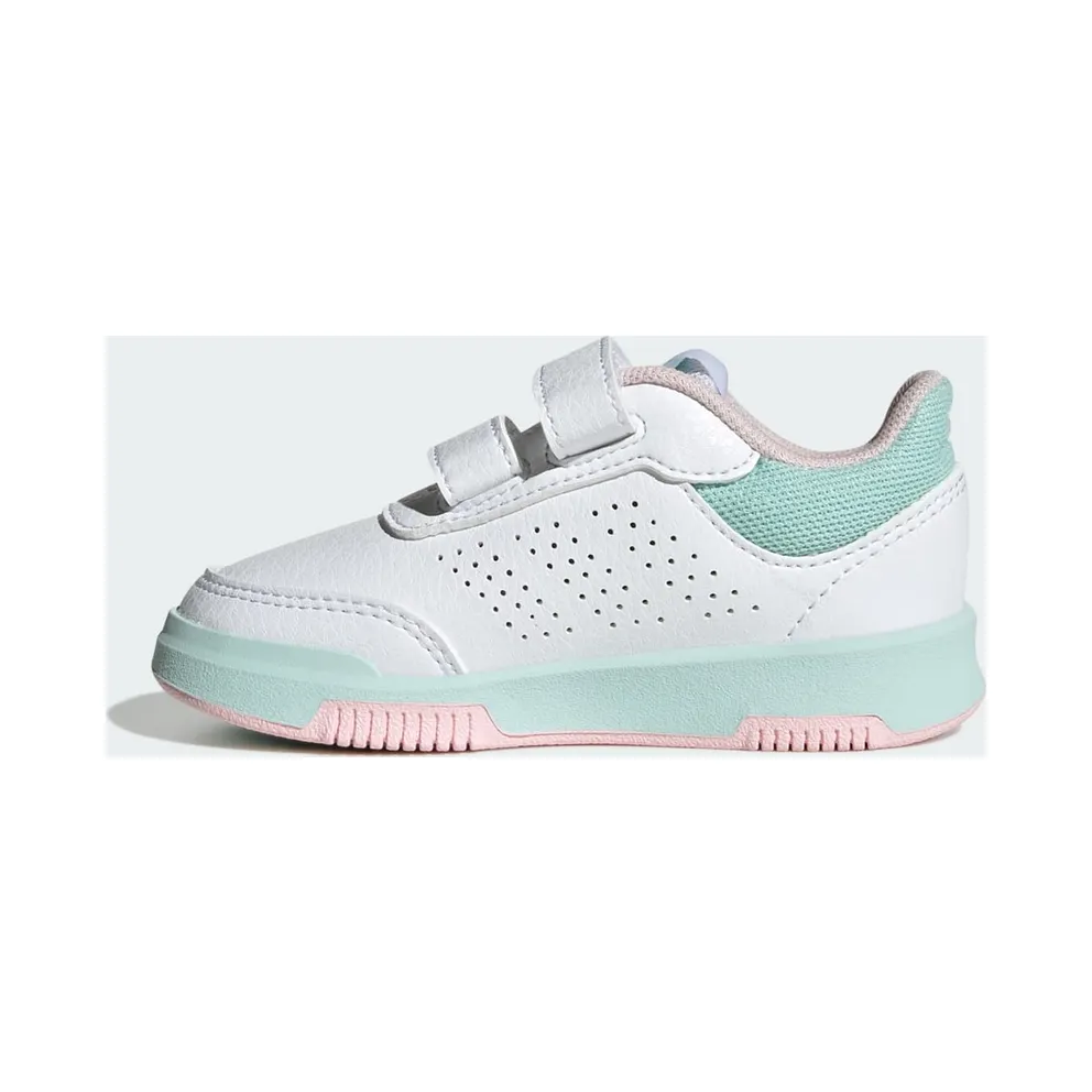 Adidas Tensaur with Velcro Cloud White / Clear Pink / Semi Flash Aqua (JQ2876)