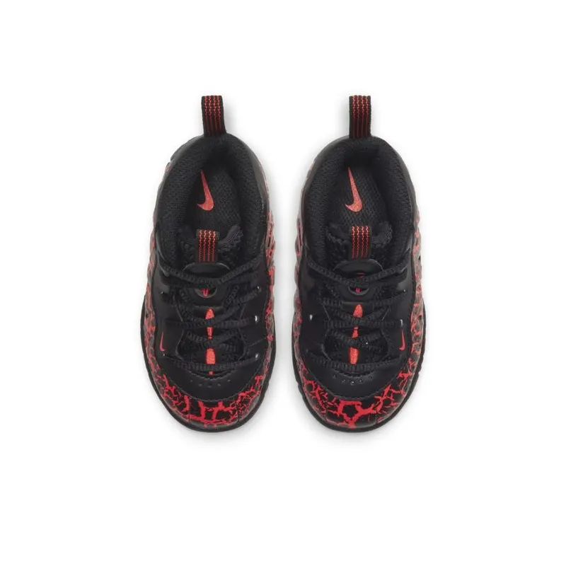 Nike Air Foamposite One Cracked Lava (TD) Black/Bright Crimson (723947-012)