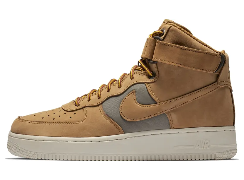 Nike Air Force 1 High ‘Wheat’ “Wheat / Light Bone / Yellow Ochre / Khaki” (525317-700)