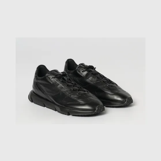 Cesare Paciotti Leather Sneakers Black (MU69804039)