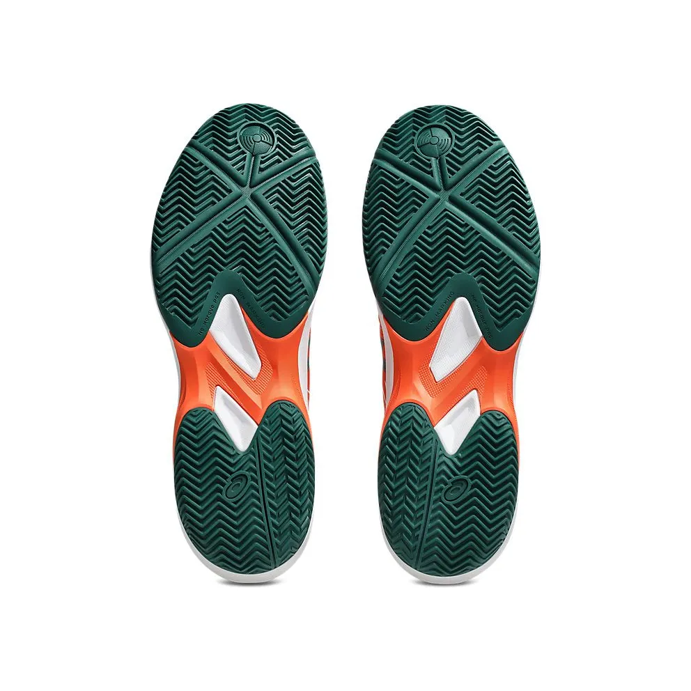 ASICS GAME FF PADEL “Energy Orange / Jewel Green” (1041A493-800)