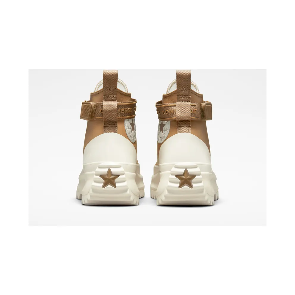 Converse Run Star Hike Platform Leather Hike Sand Dune/egret/egret