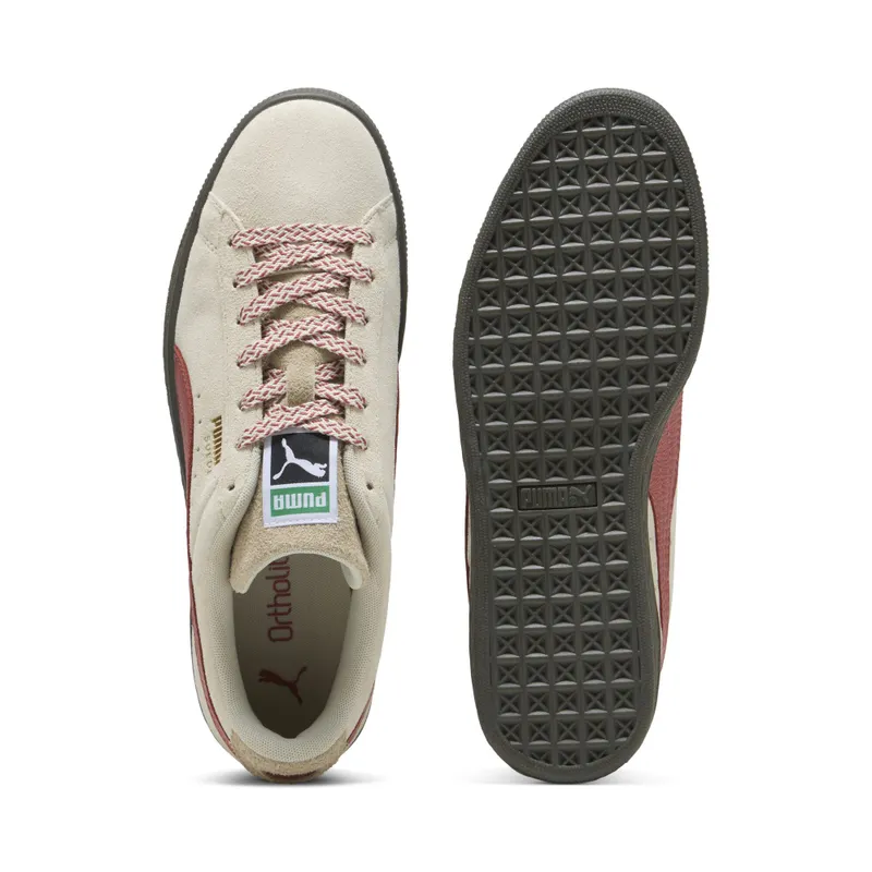 Puma Suede Fuzzy “Alpine Snow / Gum” (403227_02)