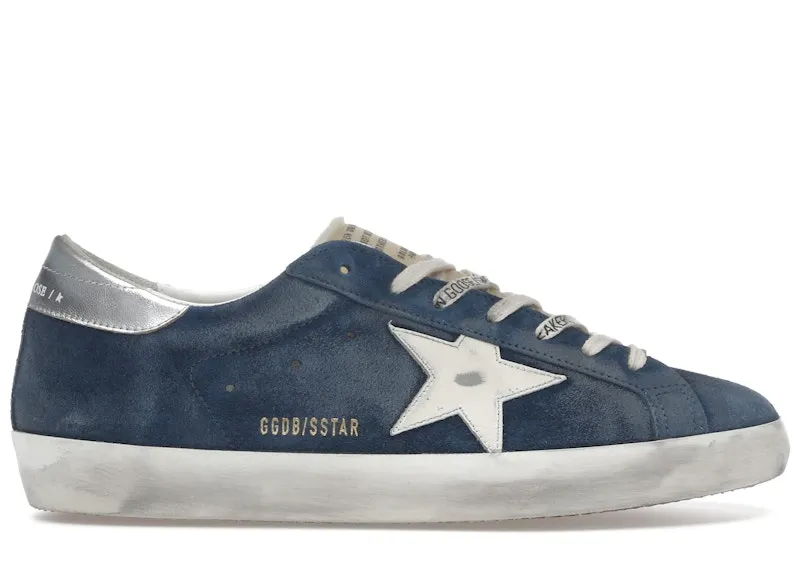 Golden Goose Super-Star Aviator Blue Cream Silver (GMF00101.F007531.50937)