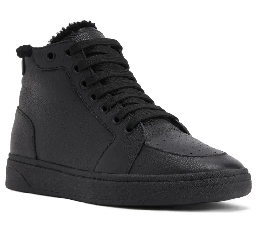 Giuseppe Zanotti Gz94 High-Top-Sneakers aus Shearling – BLACK (RU50008001)
