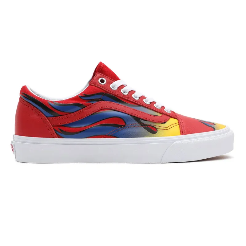 VANS Racer Old Skool Shoes (Red)