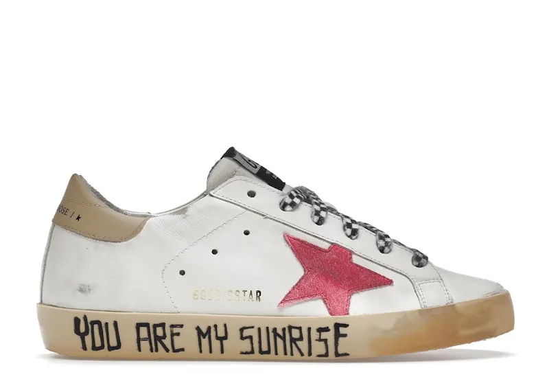 Golden Goose Super-Star You Are My Sunrise White Red (GWF00101.F003195.11173)