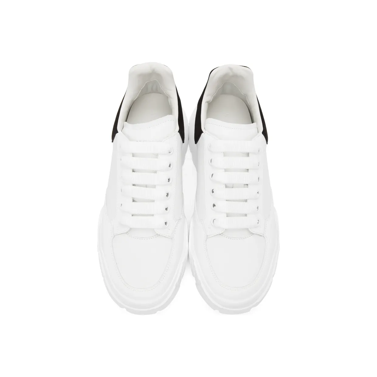 Alexander McQueen White & Blue Low Sneakers (634619WHZ96) (5)