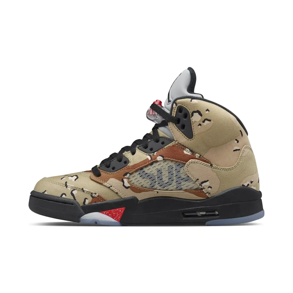 Air Jordan x Supreme Nike AJ V 5 Retro Desert Camo (824371-201)