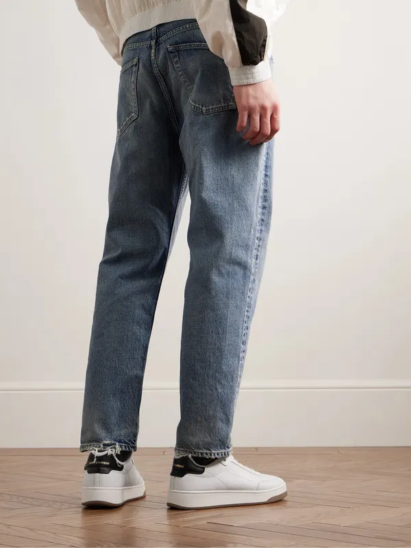 Saint Laurent SL/61 Leather Sneakers White (81947600NI0) (2)