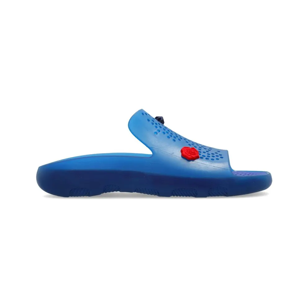 Burberry Stingray Charm-Embellished Slides Blue (8081264)
