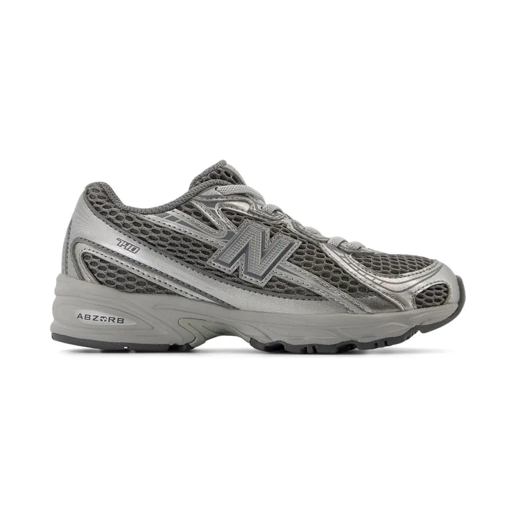 NEW BALANCE 740 BUNGEE LACE “HARBOR GREY / SILVER METALLIC / Concrete” (PZ740MG)