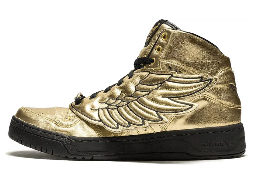 Adidas Jeremy Scott JS Wings Gold – “Metallic Gold / Metallic Gold / Black” (G04653)
