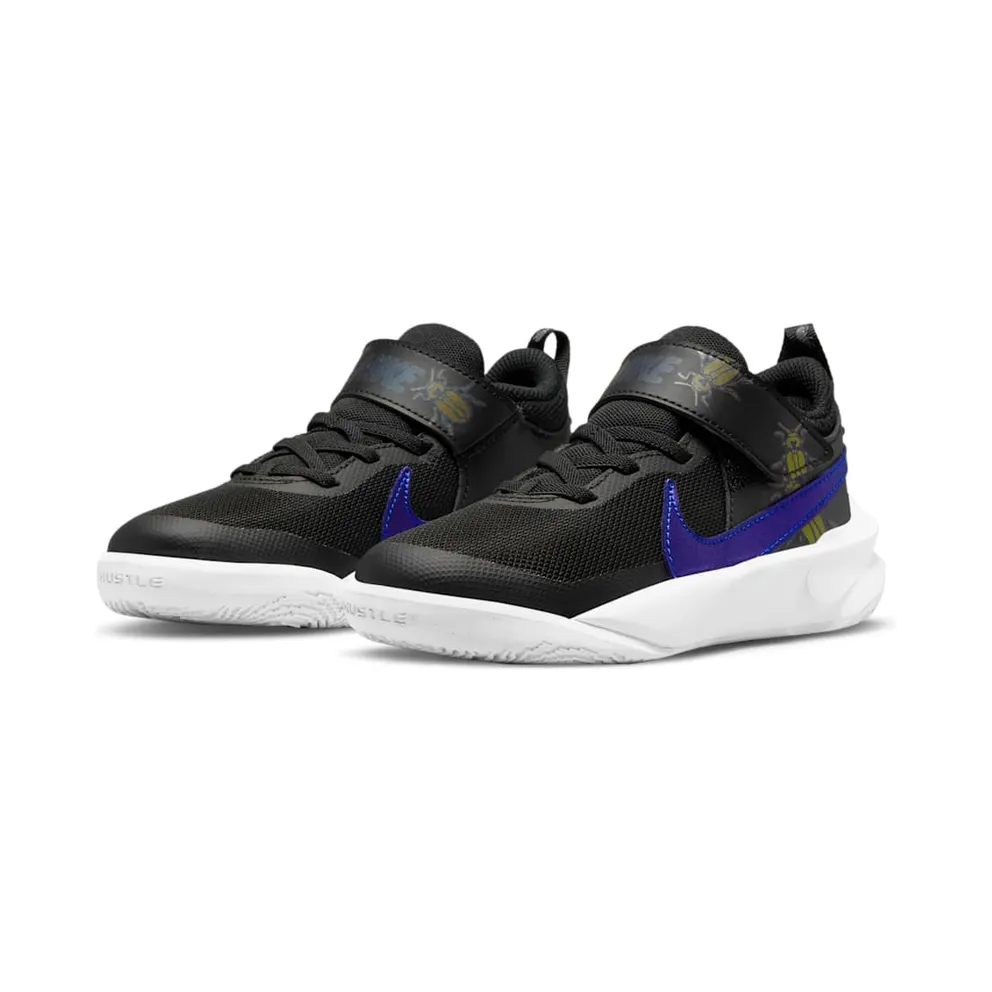 Nike Team Hustle D 10 SE “Black / Chlorine Blue / White / Multi-Colour” (CZ4180-001)