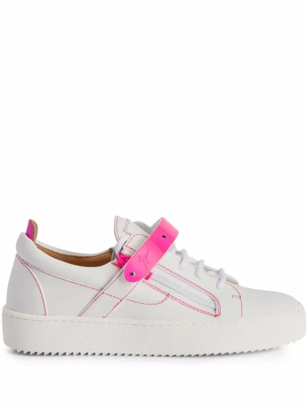 Giuseppe Zanotti Coby Sneakers mit Klettverschluss – Weiß (RS20034001)