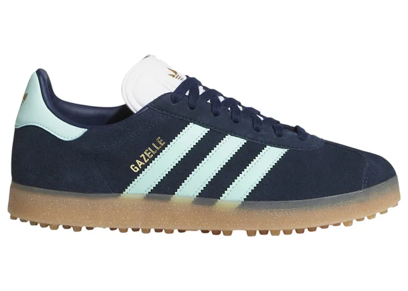 adidas Gazelle Spikeless Golf Night Indigo Clear Mint (JR4464)