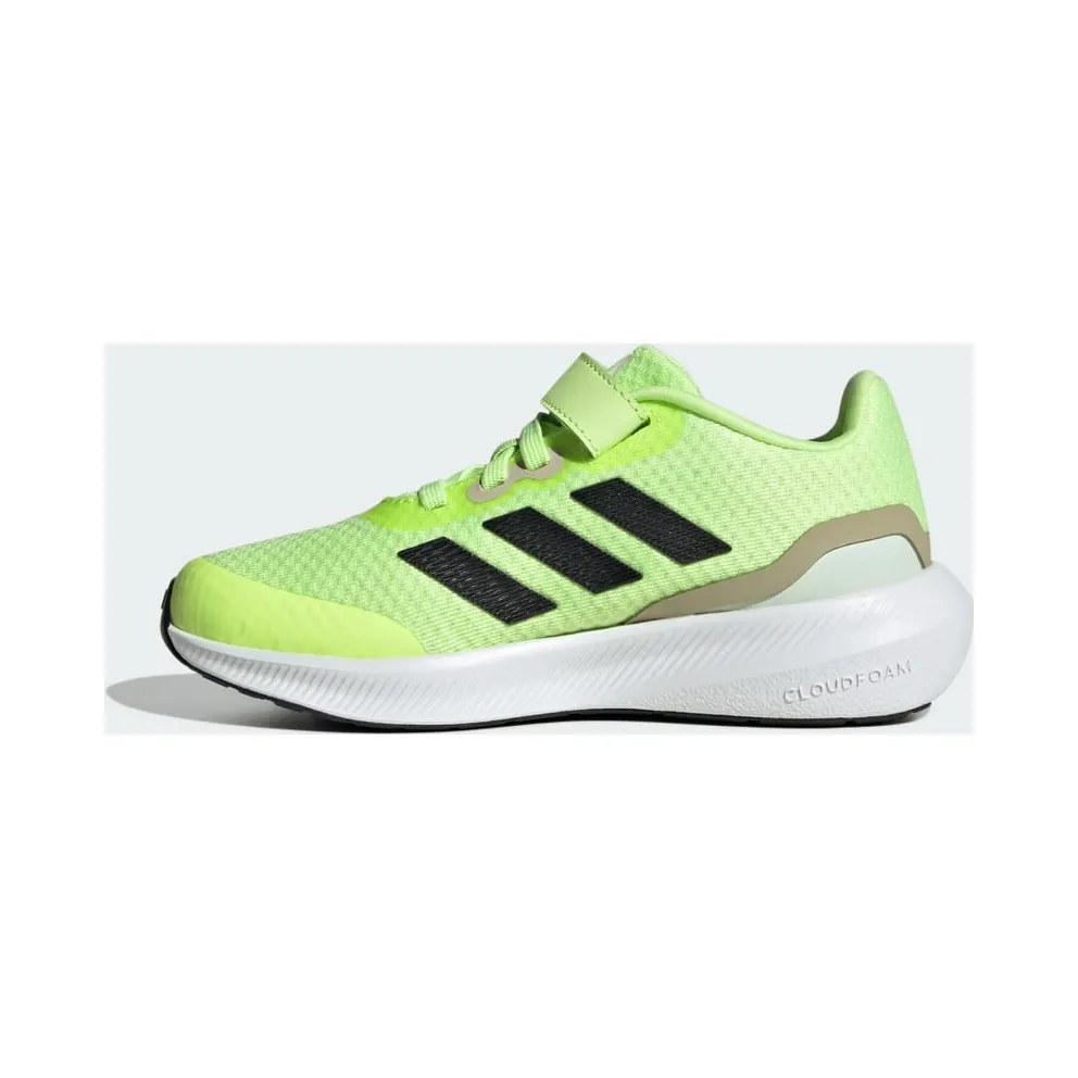 adidas RunFalcon 3.0 with Elastische Veters and Velcro Green Spark / Core Black / Putty Grey (IF8586)