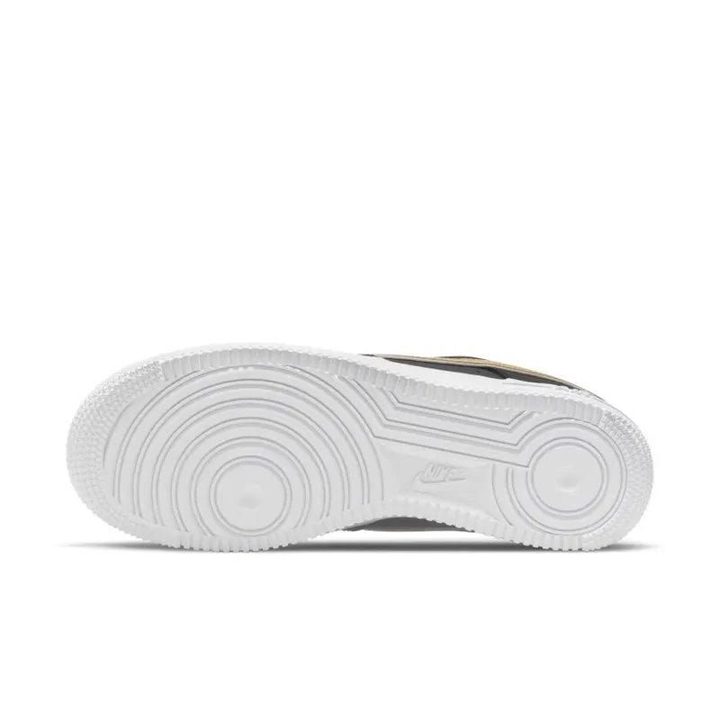 Nike Air Force 1 Low ’07 Essential Black Metallic Gold (W) (DD1523-001)