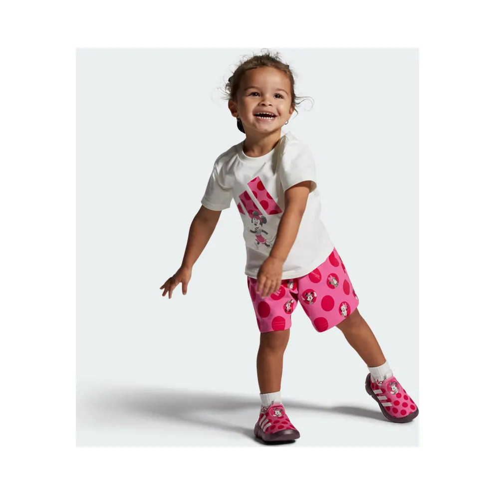 adidas Disney Minnie Mouse Monofit Trainer Shoes Infants “Pink Fusion / Off White / Pure Ruby” (IH6313)