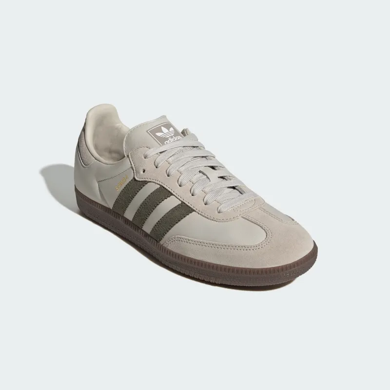 Adidas Samba OG “Aluminum Dark Khaki” (JR0893)