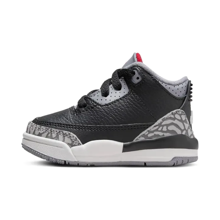 Air Jordan 3 TD “Black / Cement Grey / Summit White / Fire Red” (DM0968-010)