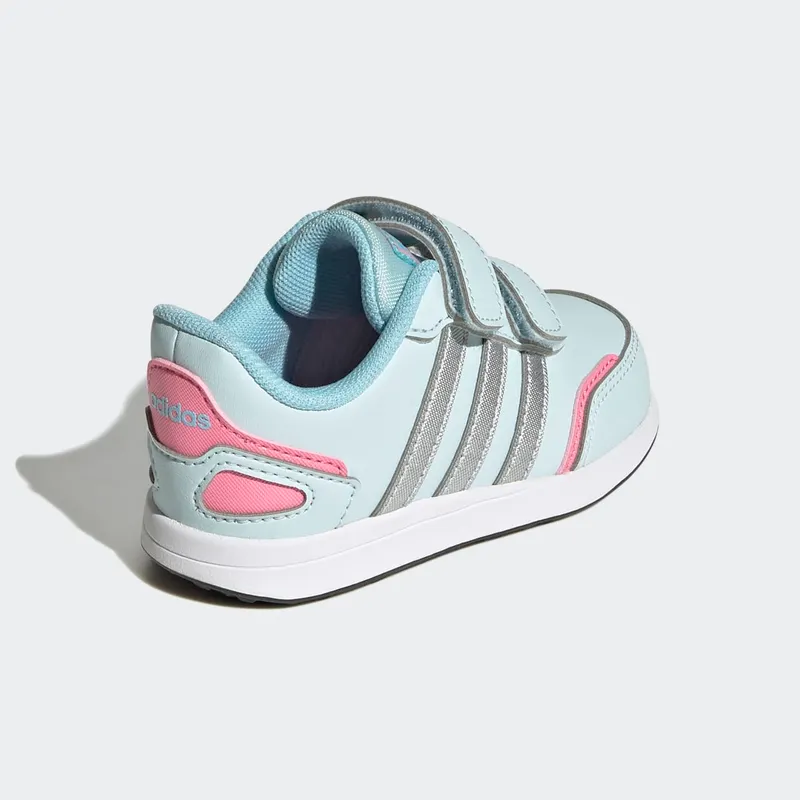 Adidas VS Switch 3 Lifestyle Running Hook and Loop Strap Almost Blue / Silver Metallic / Beam Pink (GW6606)