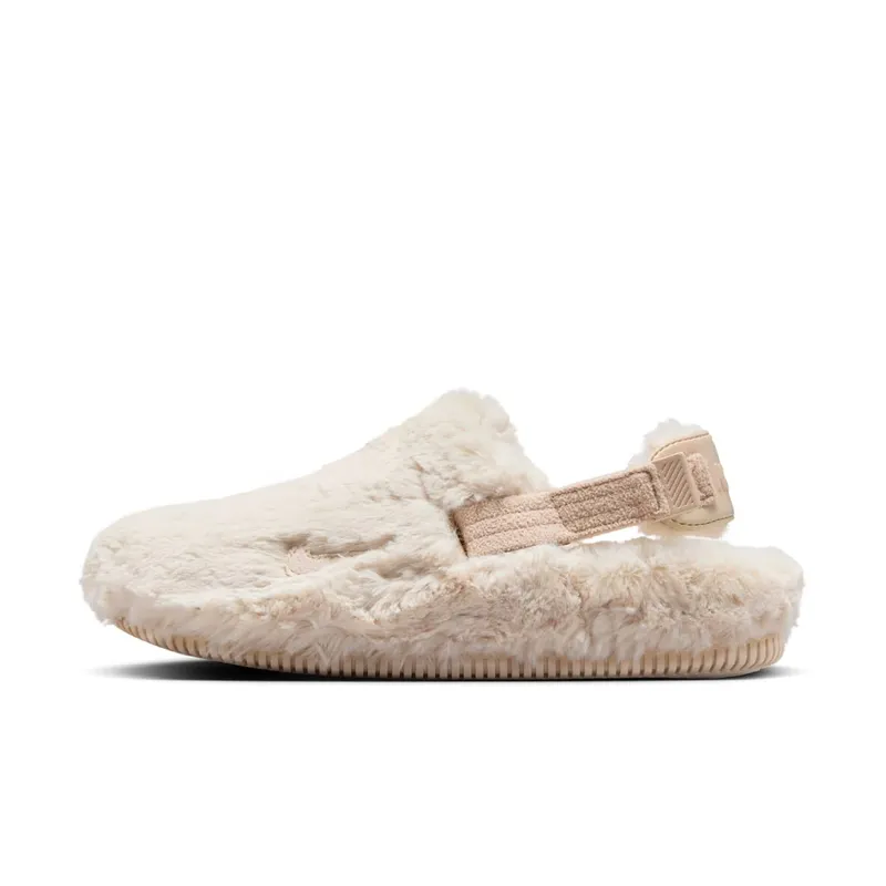 Nike Calm Mule Fur “Sanddrift” (FZ3119-100)