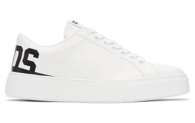 GCDS White and Black Bucket Sneakers (SS21M010038)