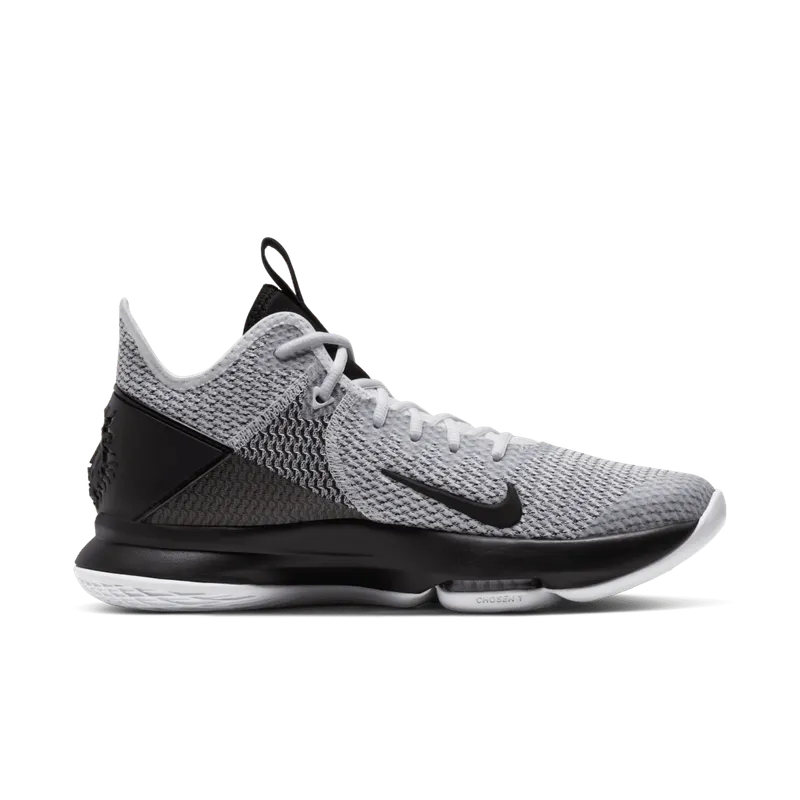 Nike LeBron Witness 4 White White/White-Black (BV7427-101)