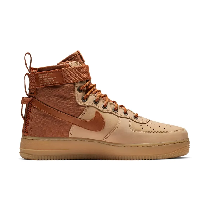 Nike SF Air Force 1 Mid Premium Praline Praline/Gum Light Brown/Dark Russet (AA1129-200)