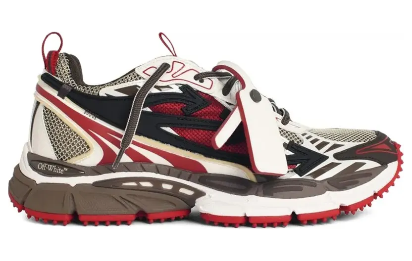Off-White aus Wildleder “Red” (M295S6F002)