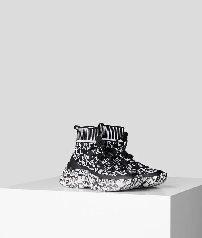 Karl Lagerfeld Skyline Graffiti Pull-on Ankle Boots (11923783WP)