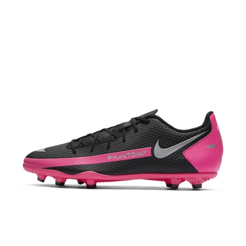 Nike Phantom GT Club MG Black Pink Blast Black/Pink Blast-Metallic Silver (CK8459-006)