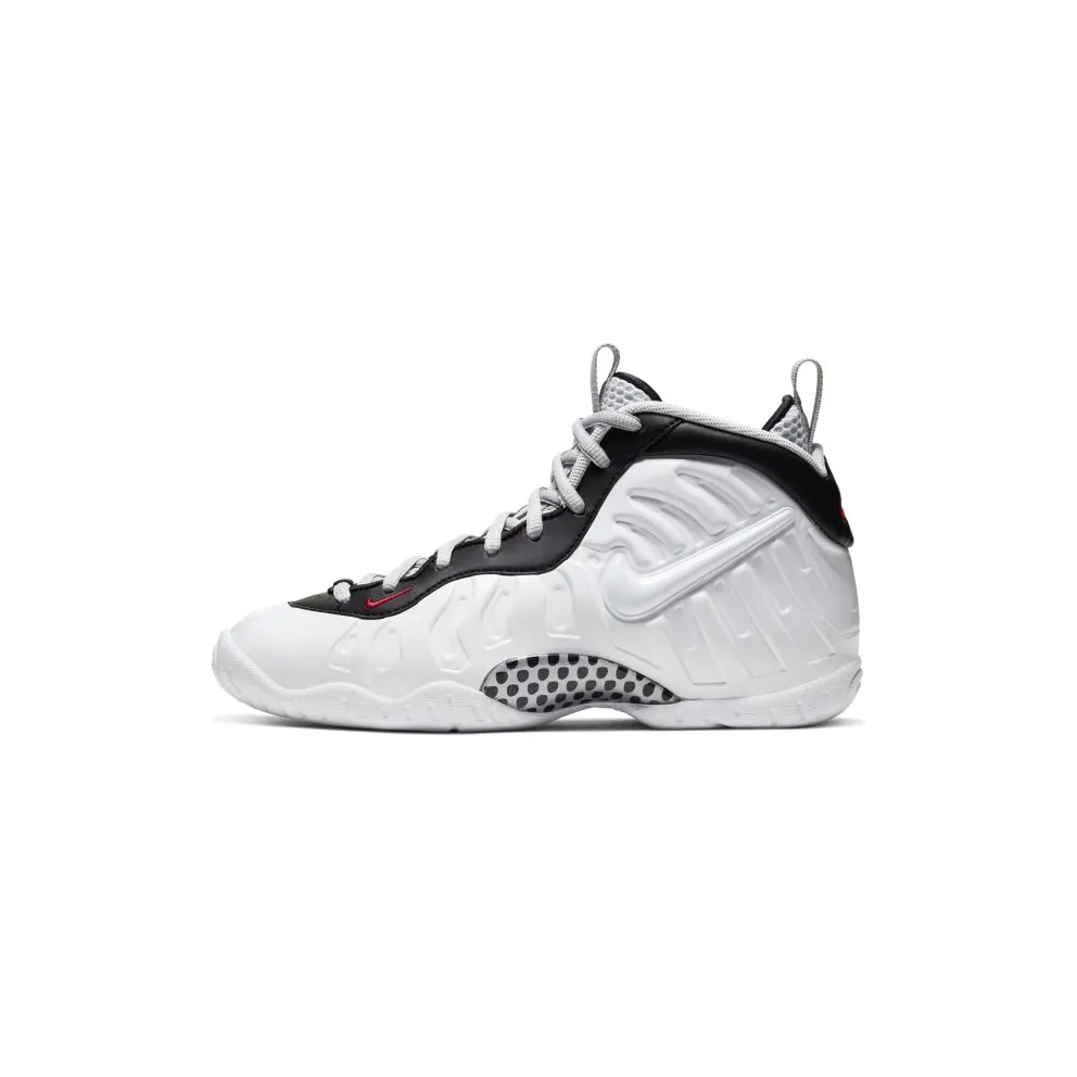 Nike Air Foamposite Pro White Black University Red (GS) White/Black-University Red (644792-103)