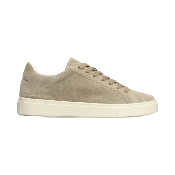 Crime London suede low-top sneakers – Beige (10908AA9)
