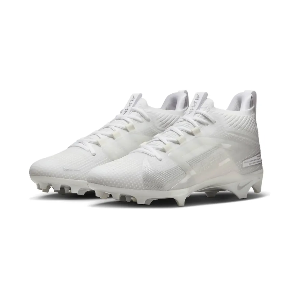 Nike Alpha Menace 4 Elite “White Metallic Silver” (FD7036-101)