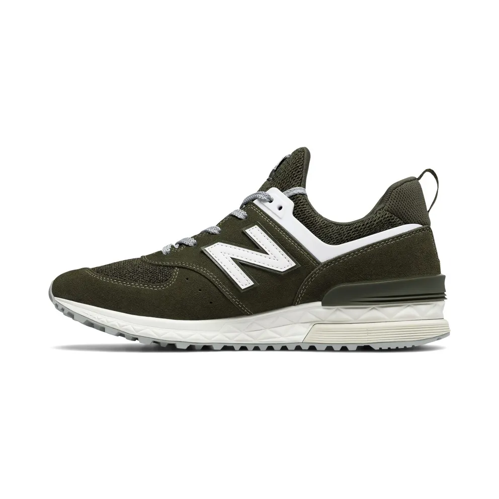 New Balance 574 Sport Green/White Green/White (MS574BM)